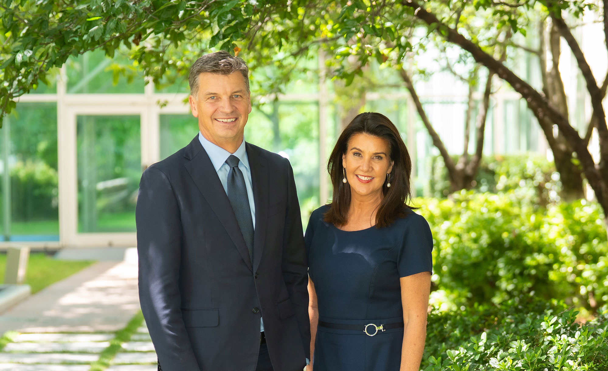 Angus Taylor and Jane Hume